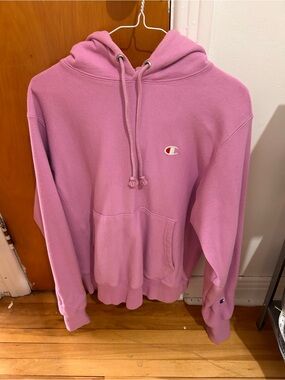 Vintage Champion Pink Hoodie